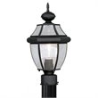 Livex Lighting Monterey Outdoor Post Head in Black