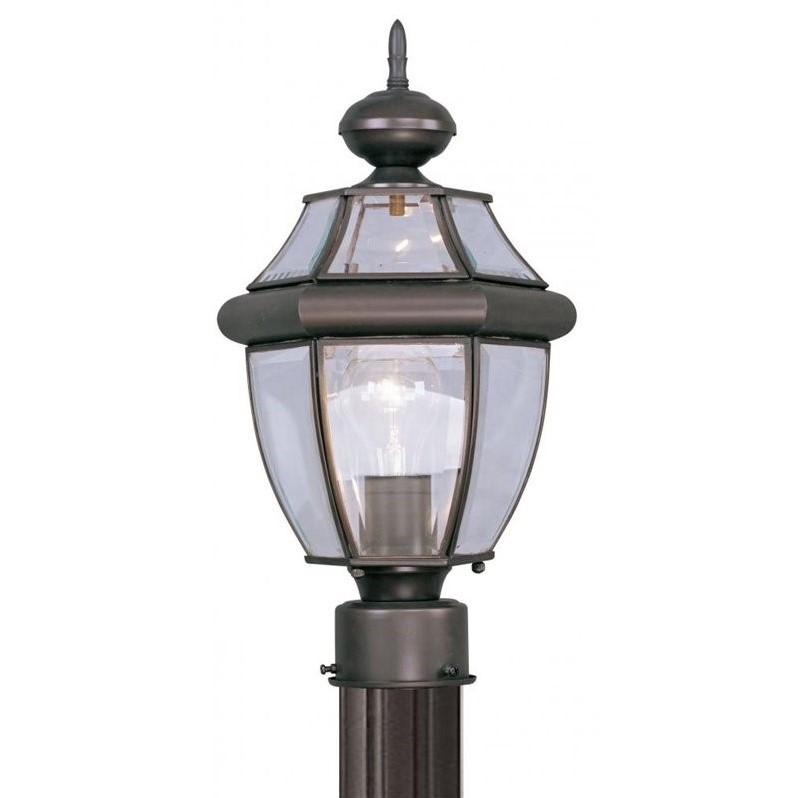 Livex Lighting Monterey Outdoor Post Head in Bronze
