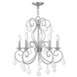 Livex Lighting Donatella Chandelier in Brushed Nickel