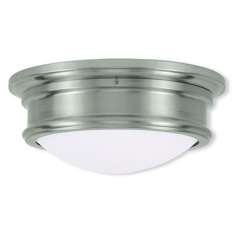 Livex Lighting Astor Ceiling Mount in Brushed Nickel