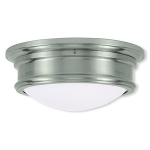 Livex Lighting Astor Ceiling Mount in Brushed Nickel