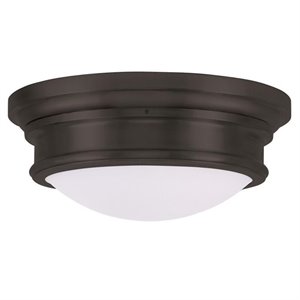Livex Lighting Astor Ceiling Mount in Bronze