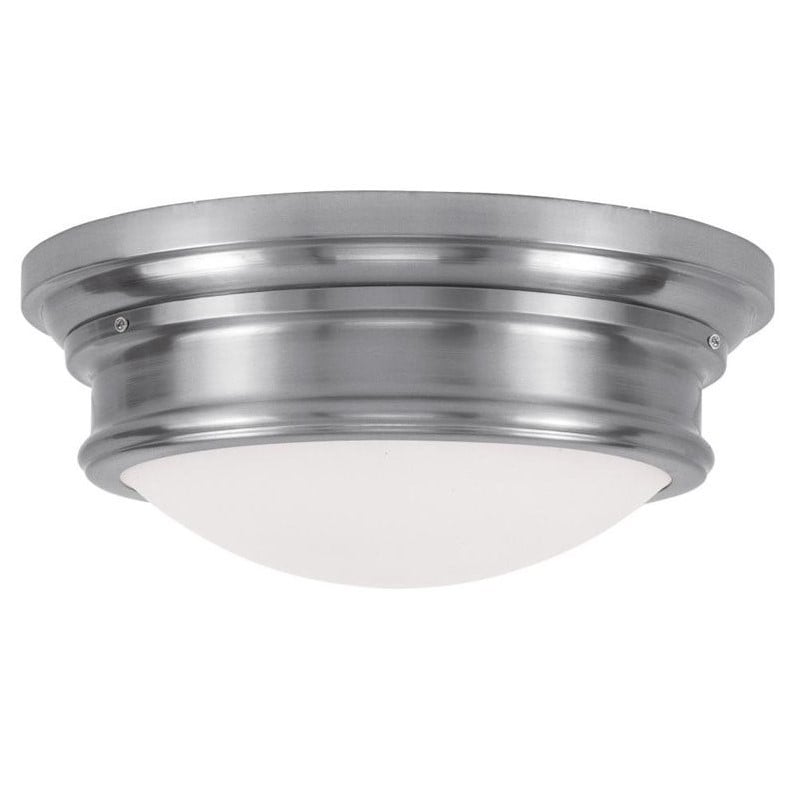 Livex Lighting Astor Ceiling Mount in Brushed Nickel