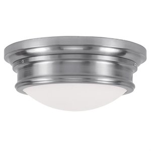 Livex Lighting Astor Ceiling Mount in Brushed Nickel