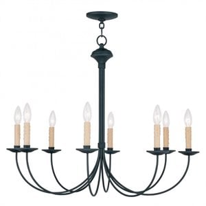 Livex Lighting Heritage Chandelier in Black