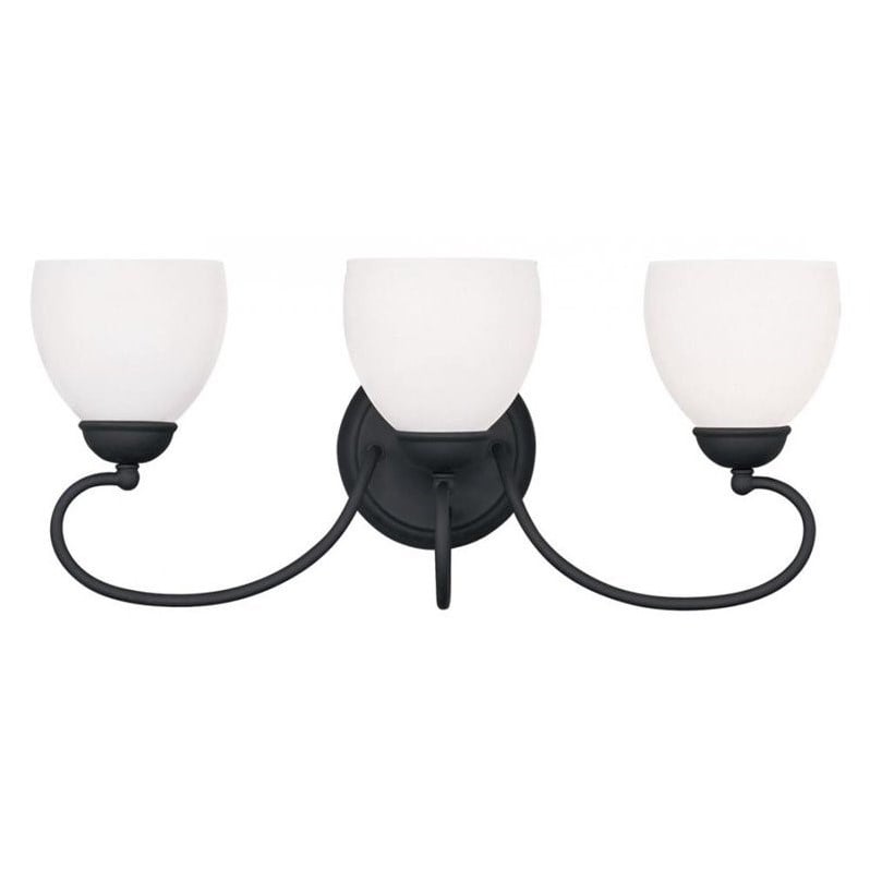 Livex Lighting Brookside Bath Light in Black