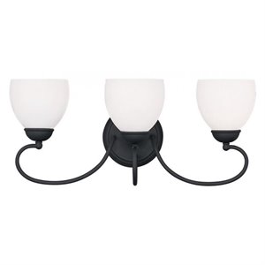 Livex Lighting Brookside Bath Light in Black