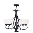 Livex Lighting Brookside Chandelier in Black