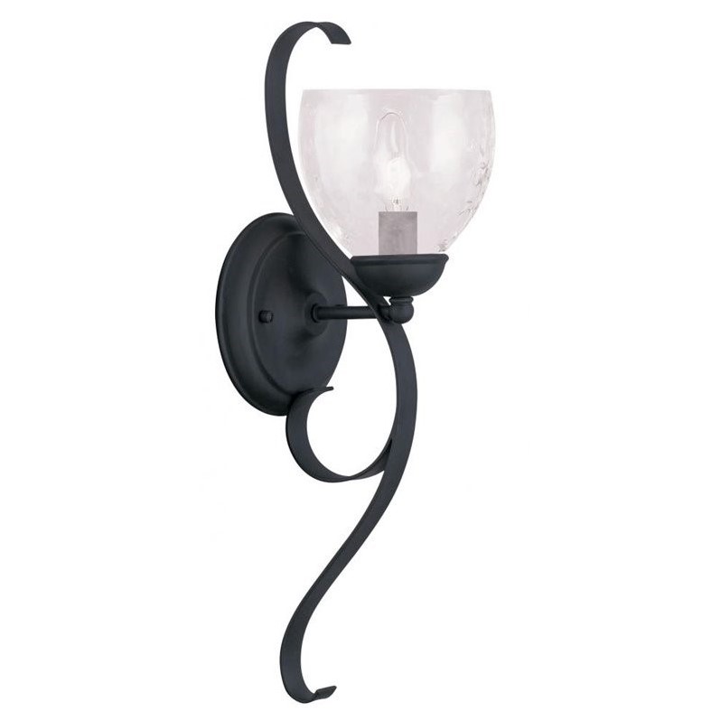 Livex Lighting Brookside Wall Sconce in Black