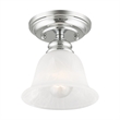 Livex Lighting Essex Ceiling Mount in Chrome