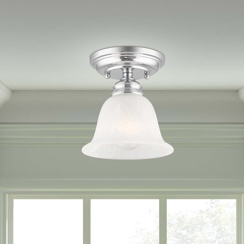 Livex Lighting Essex Ceiling Mount in Chrome