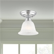 Livex Lighting Essex Ceiling Mount in Chrome