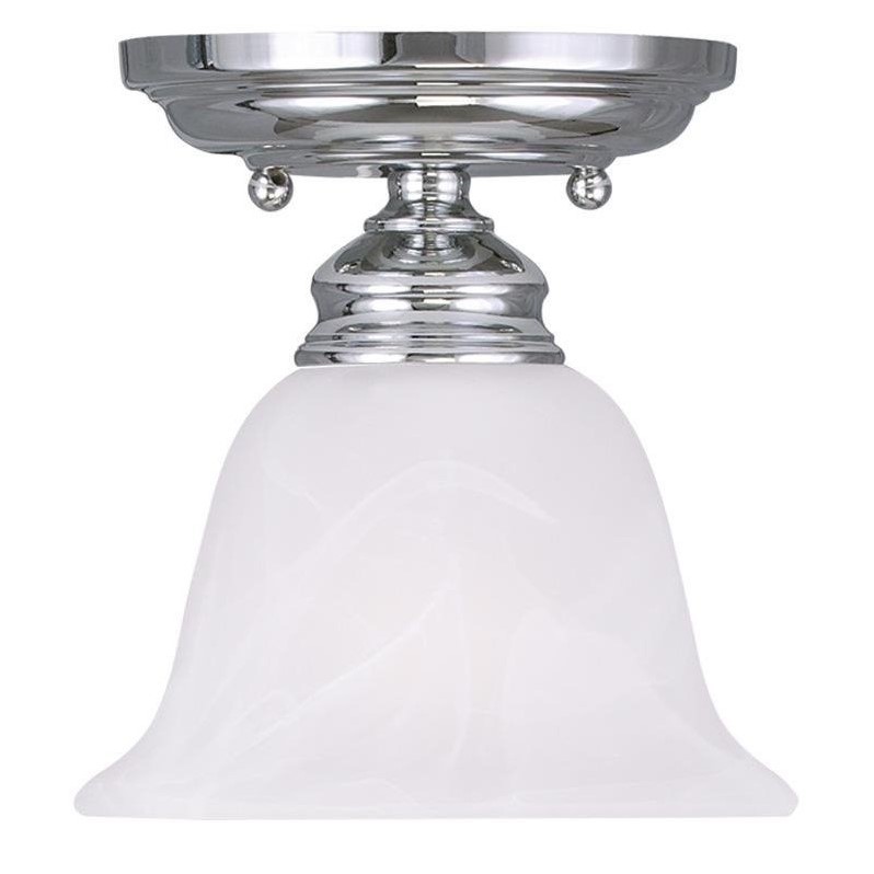Livex Lighting Essex Ceiling Mount in Chrome