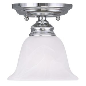 Livex Lighting Essex Ceiling Mount in Chrome