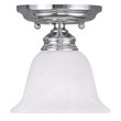 Livex Lighting Essex Ceiling Mount in Chrome