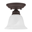 Livex Lighting Essex Ceiling Mount in Bronze
