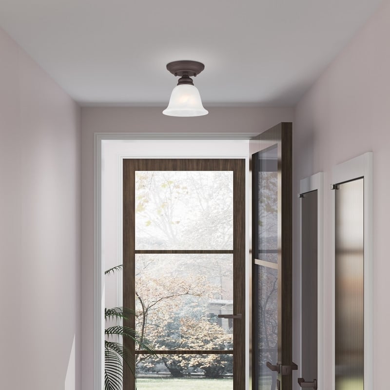 Livex Lighting Essex Ceiling Mount in Bronze