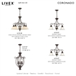 Livex Lighting 3 Light Bronze Dinette/ Ceiling Mount