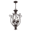 Livex Lighting Coronado Foyer Chandelier in Bronze
