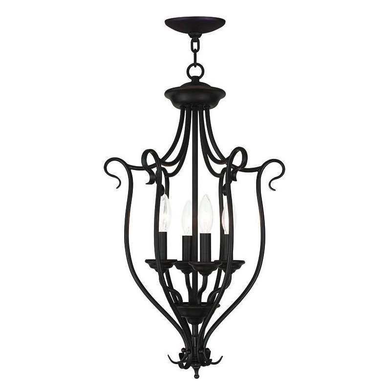 Livex Lighting Coronado Foyer Chandelier in Bronze