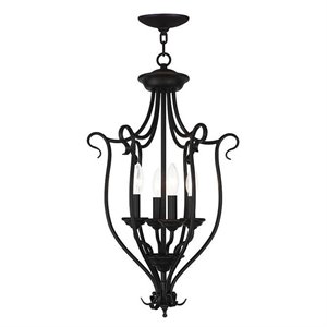 Livex Lighting Coronado Foyer Chandelier in Bronze