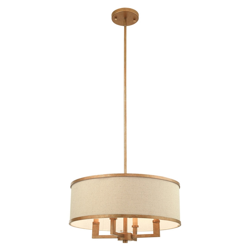Livex Lighting Park Ridge Chandelier in Hand Painted Antique Gold Leaf