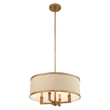 Livex Lighting Park Ridge Chandelier in Hand Painted Antique Gold Leaf