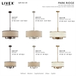 Livex Lighting Park Ridge Chandelier in Hand Painted Antique Gold Leaf