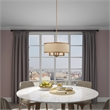 Livex Lighting Park Ridge Chandelier in Hand Painted Antique Gold Leaf