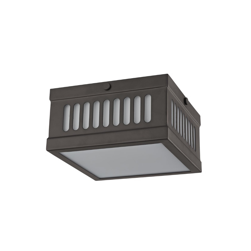 Livex Lighting Prentice 2 Light 7.5 inch Bronze Flush Mount Ceiling Light