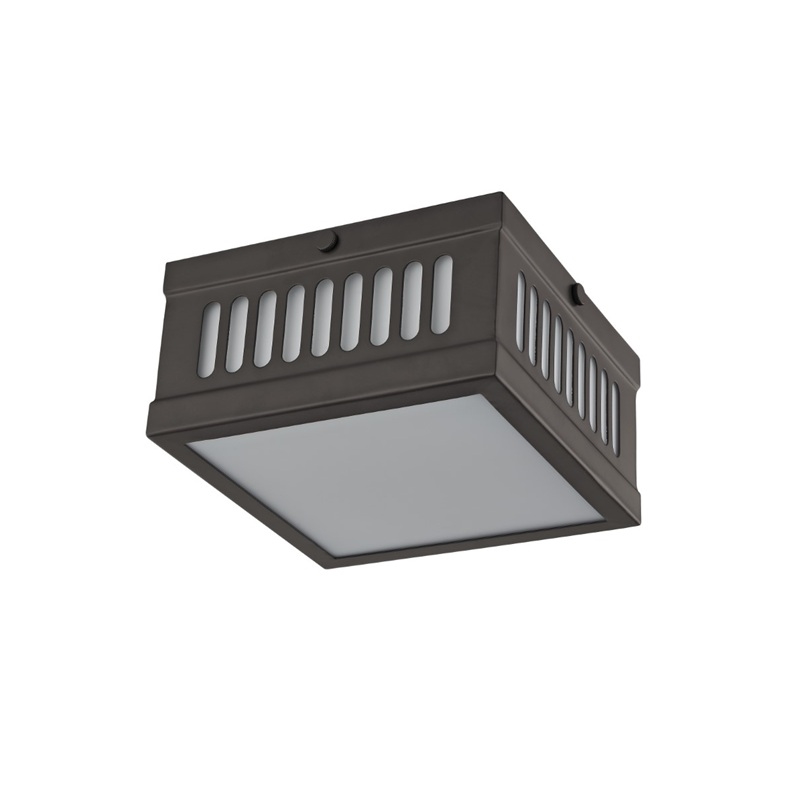 Livex Lighting Prentice 2 Light 7.5 inch Bronze Flush Mount Ceiling Light