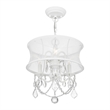 Livex Lighting 3 Light White Chandelier/Ceiling Mount