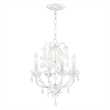 Livex Lighting Athena Chandelier in Antique White