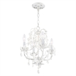 Livex Lighting Athena Chandelier in Antique White