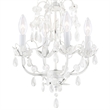 Livex Lighting Athena Chandelier in Antique White