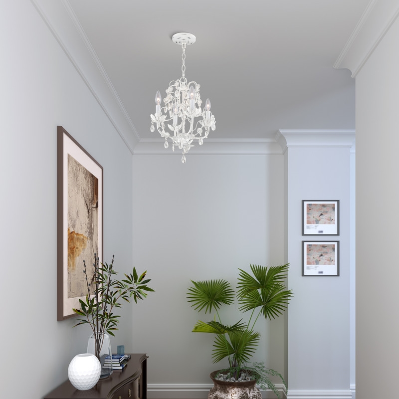 Livex Lighting Athena Chandelier in Antique White