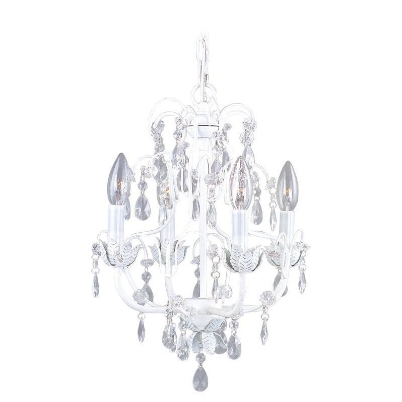 Livex Lighting Athena Chandelier in Antique White