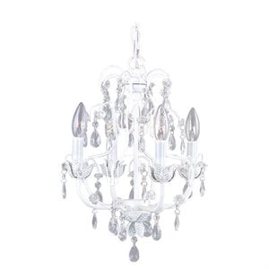Livex Lighting Athena Chandelier in Antique White