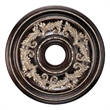 Livex Lighting Ceiling Medallion in Hand Rubbed Bronze with Antique Silver