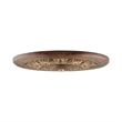 Livex Lighting Ceiling Medallion in Verona Bronze with Aged Gold Leaf Accents