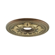 Livex Lighting Ceiling Medallion in Palacial Bronze with Gilded Accents