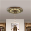 Livex Lighting Ceiling Medallion in Palacial Bronze with Gilded Accents