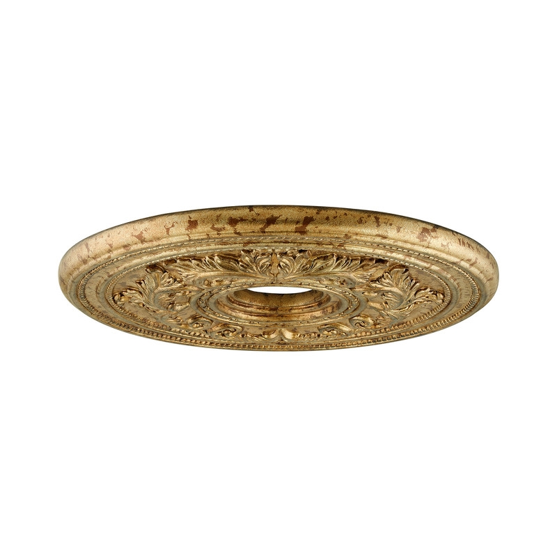 Livex Lighting Ceiling Medallion in Hand Painted Vintage Gold Leaf