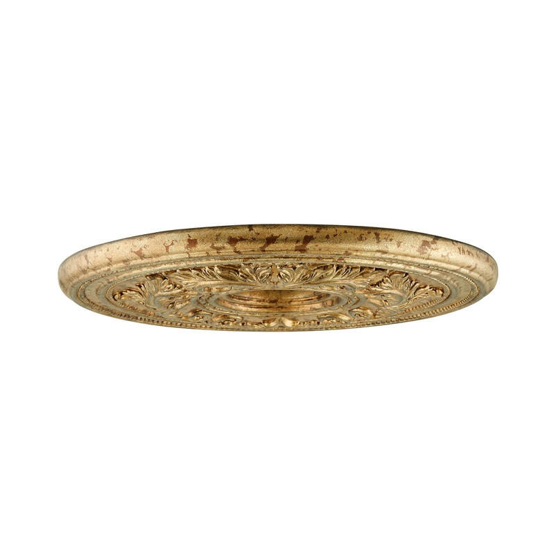 Livex Lighting Ceiling Medallion in Hand Painted Vintage Gold Leaf