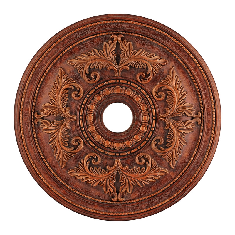 Livex Lighting Ceiling Medallion in Crackled Greek Bronze