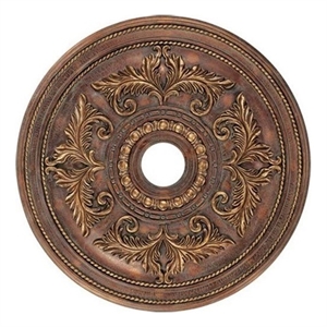 Livex Lighting Ceiling Medallion in Crackled Greek Bronze