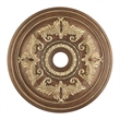 Livex Lighting Ceiling Medallion in Palacial Bronze with Gilded Accents