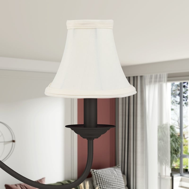 Livex Lighting One Light White Lamp Shade