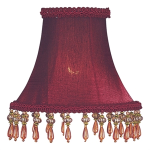 Livex Lighting One Light Red Lamp Shade