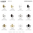 Livex Lighting Home Basics 1-Light Metal Wall Sconce in Antique Brass